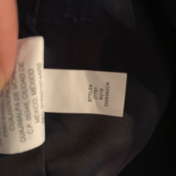 J Crew Dover Blazer Jacket Navy Sz 6 or Sz 12 - Picture 5 of 8